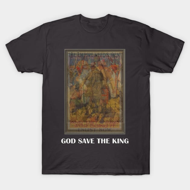 God Save The King T-Shirt by felpogarrido